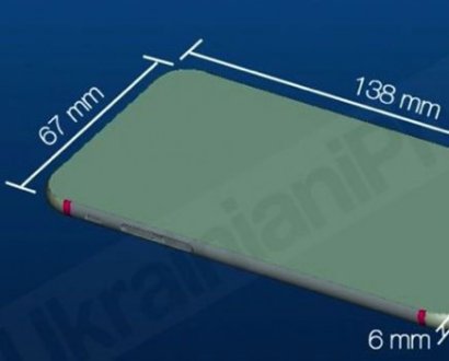 iPhone 6金属后壳渲染曝光：6毫米厚