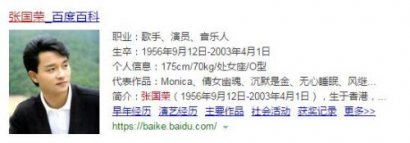 怀念张国荣的唯美说说文艺经典句子 纪念形容张