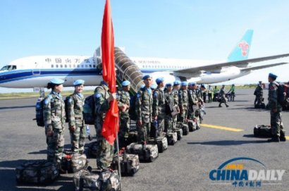 中国维和部队自编名言警句口袋书受外军热捧