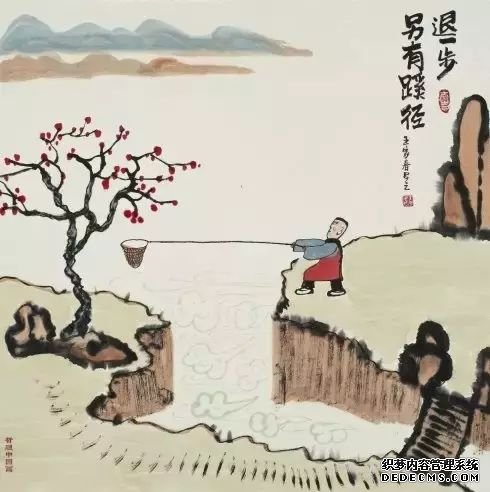 哲理水墨画：赠人玫瑰，手有余香