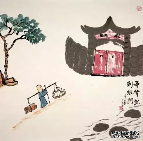 哲理水墨画：赠人玫瑰，手有余香