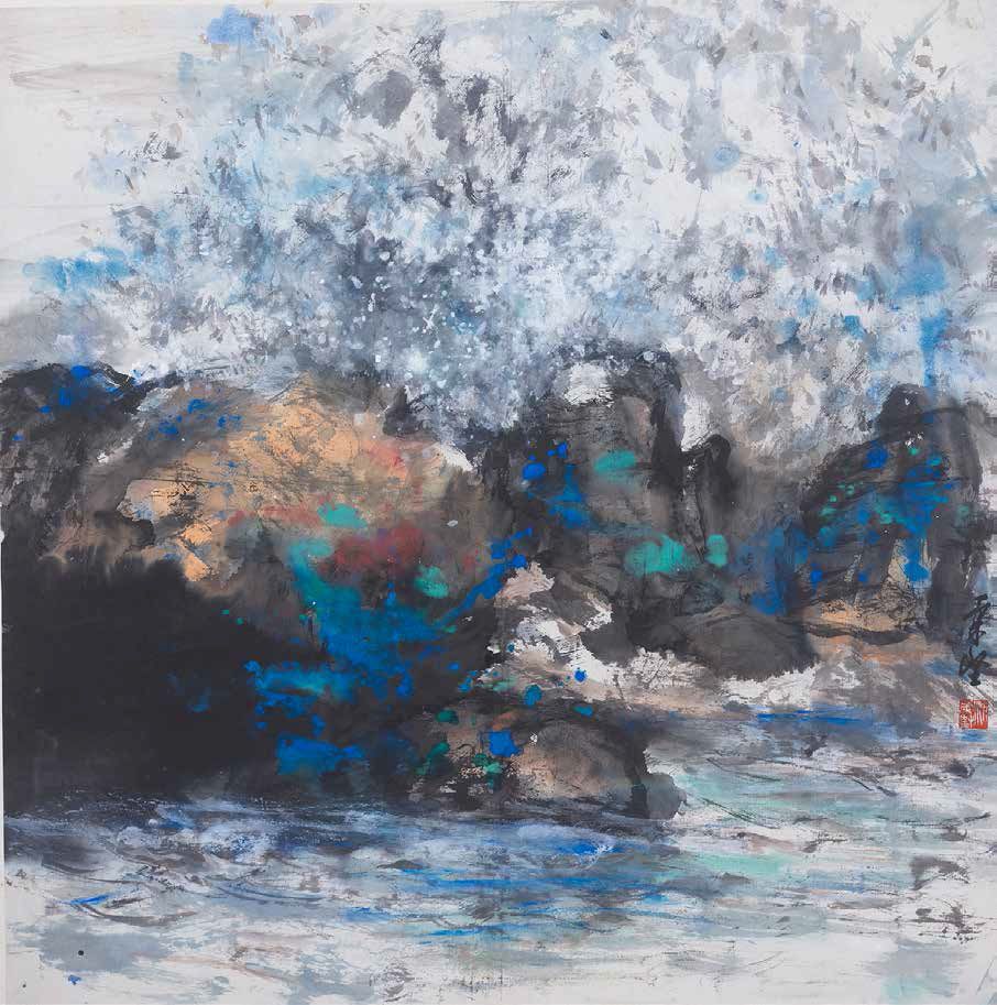 至柔至坚,去“沈柔坚艺术回顾展”感受他的色