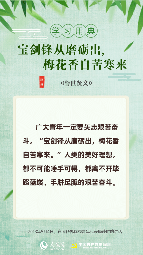 学习用典丨习近平引用的这10个名句“典”亮奋斗