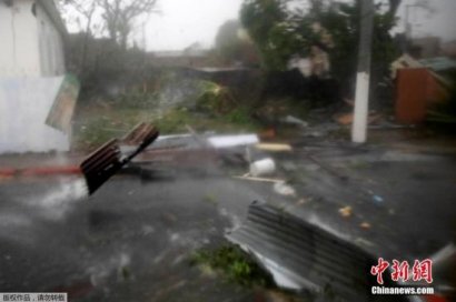 飓风玛利亚过境波多黎各洪水泛滥 加勒比地区
